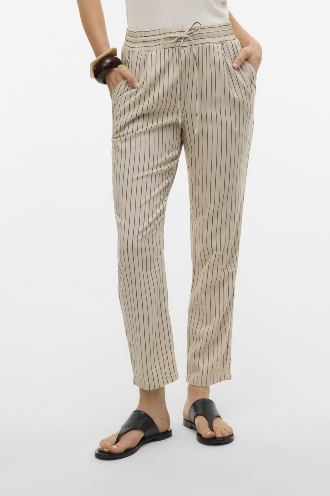 VMJESMILO MW ANKLE PANTS WVN GA NOO 10279691 SILVER LINING/ANJA OBSID